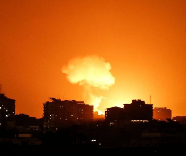 Israeli barrage of the Gaza Strip keeps causing substantial harm